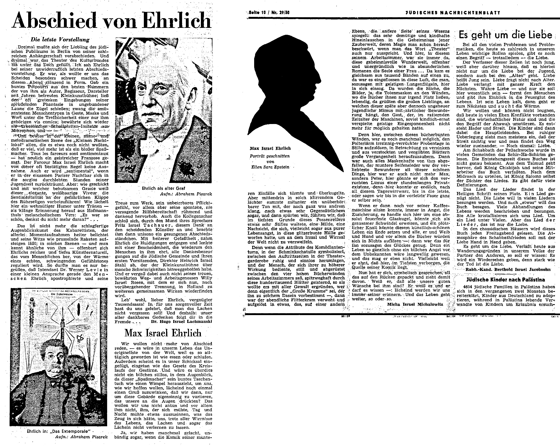 Abschied von Ehrlich
